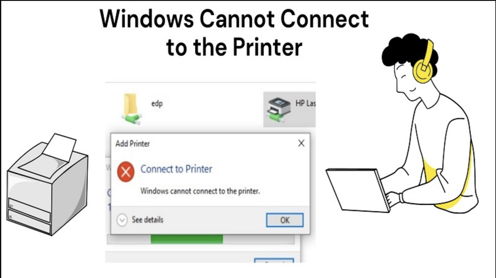 Windows kết nối máy in lỗi không kết nối, không in được